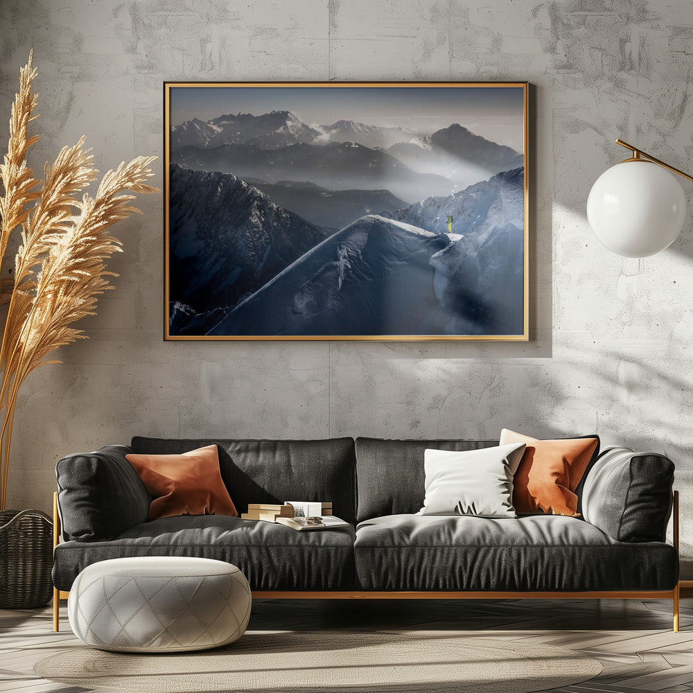 Silent Moments before Descent | Canvas