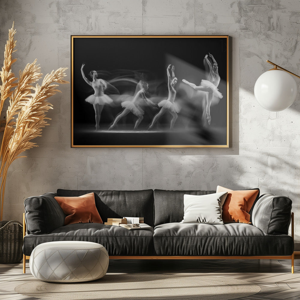 Balerina Art Wave | Poster