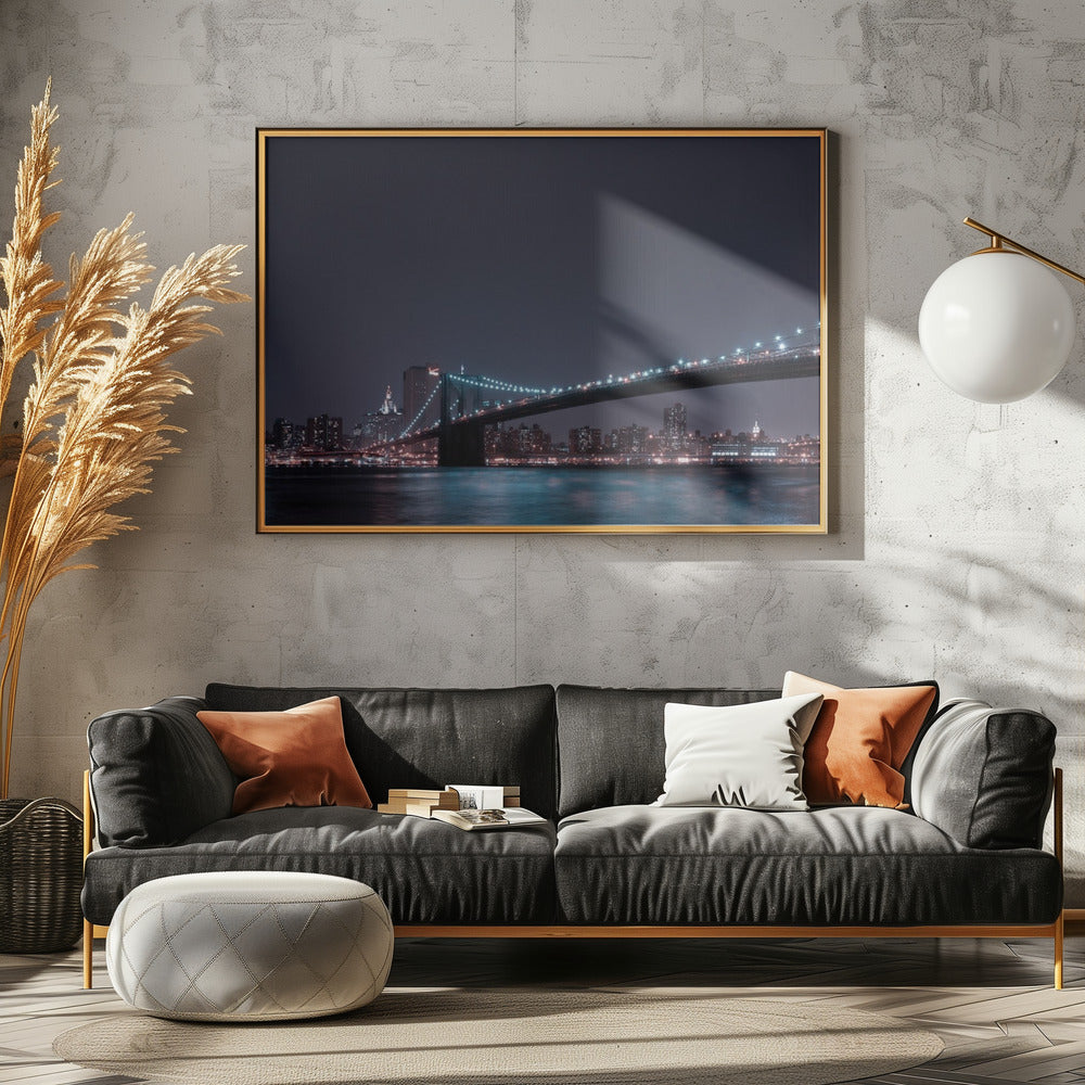 Manhattan Skyline and Brooklyn Bridge | Canvas