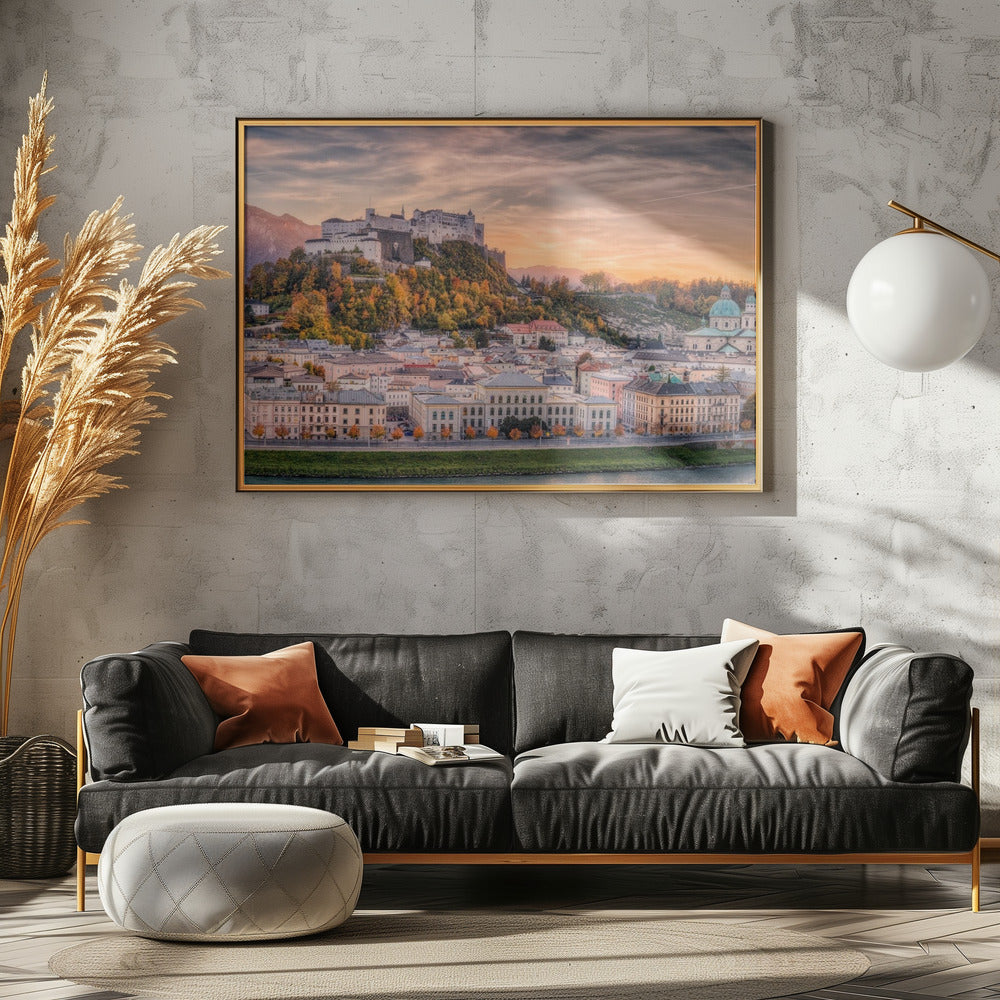Salzburg in Fall Colors | Canvas