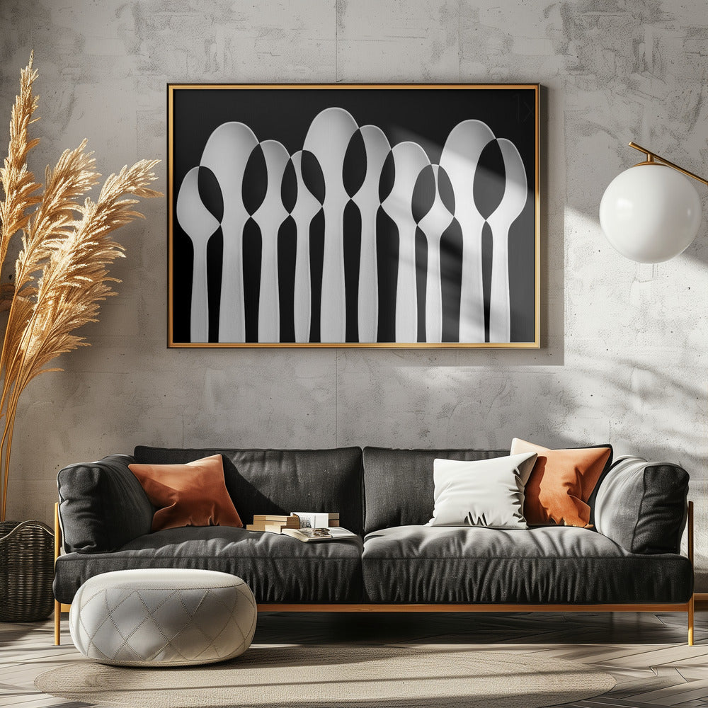 Spoons Abstract:  Forest | Poster