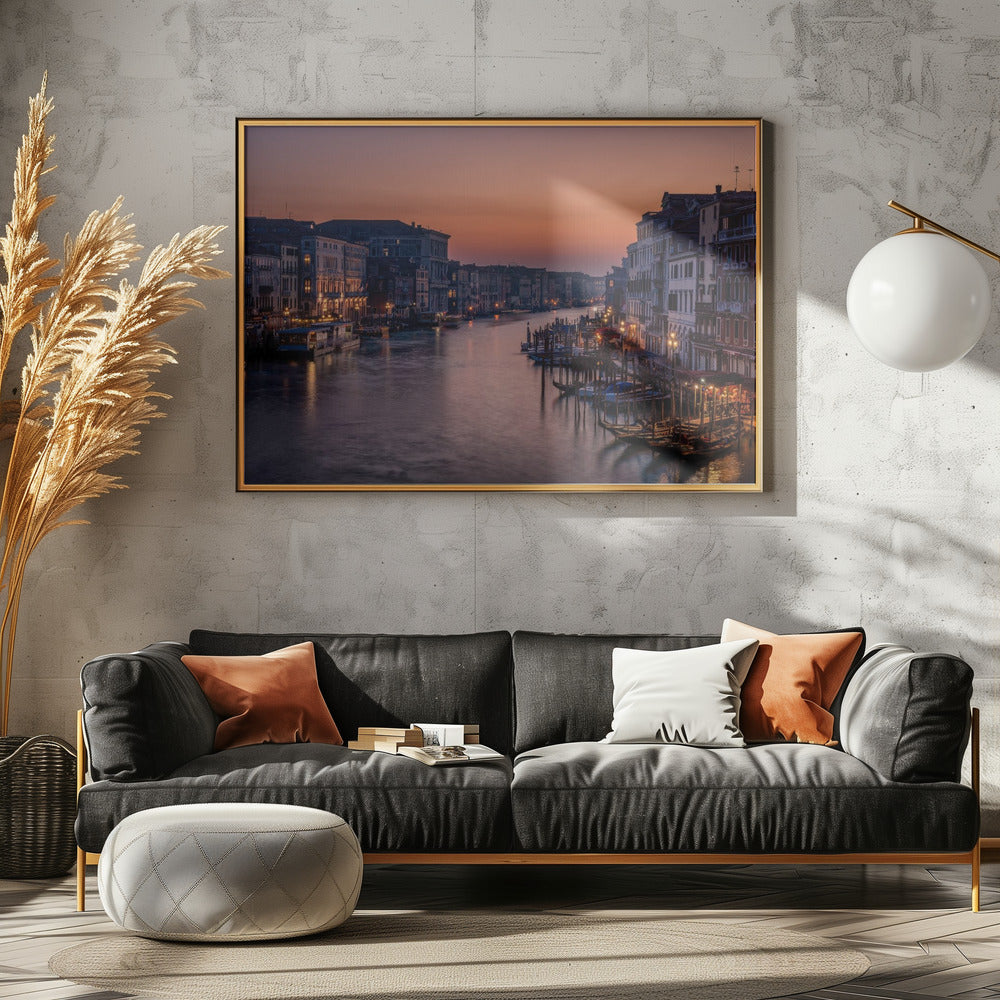Venice Grand Canal at Sunset | Poster