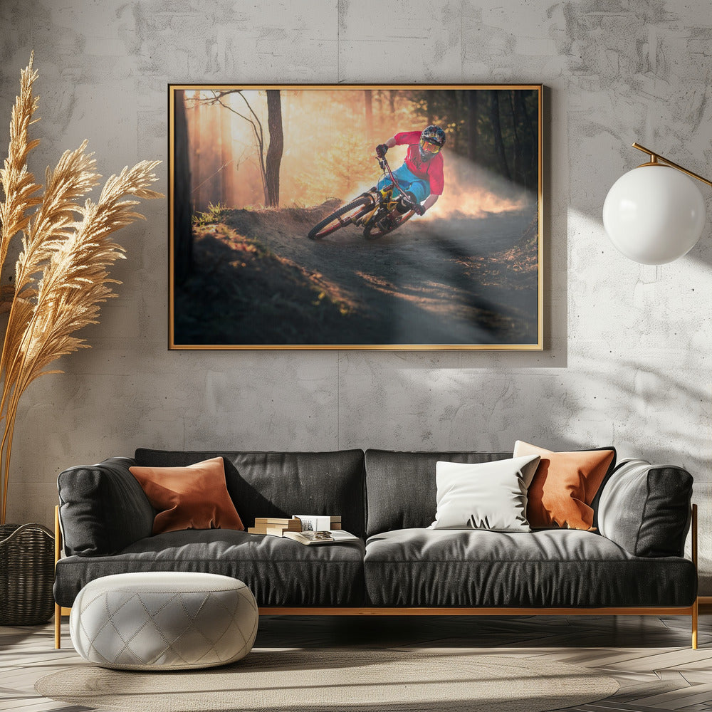 Golden Bermed Corner | Canvas
