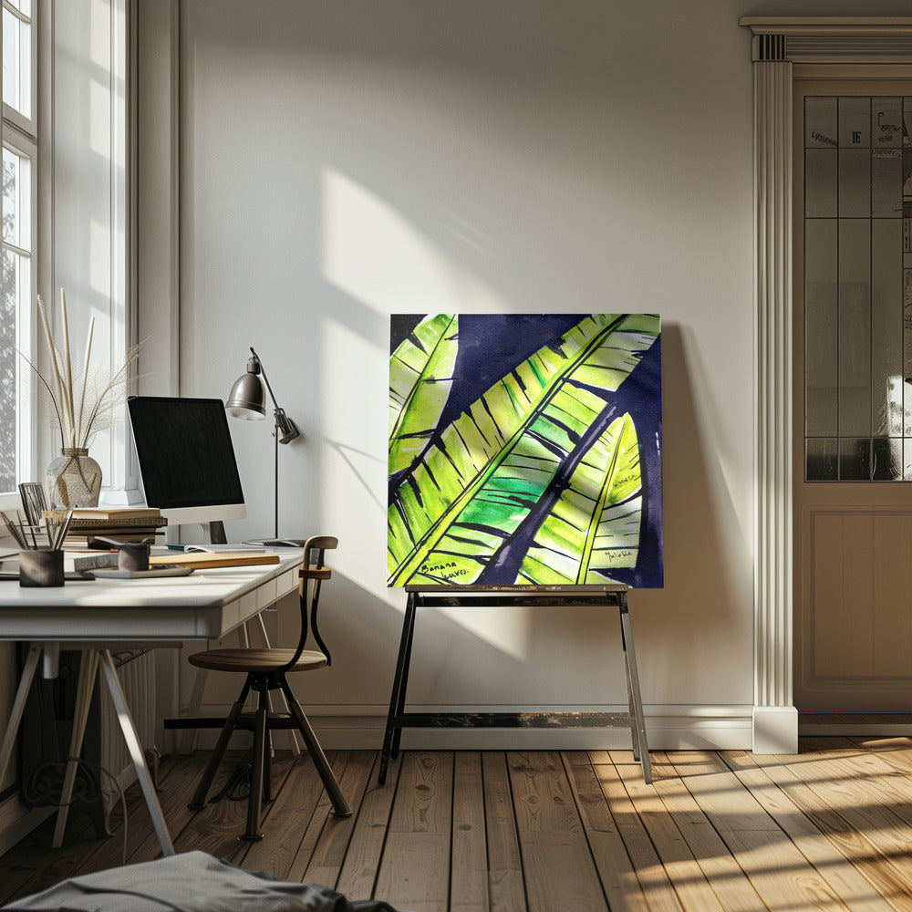 Banana leaves | Canvas