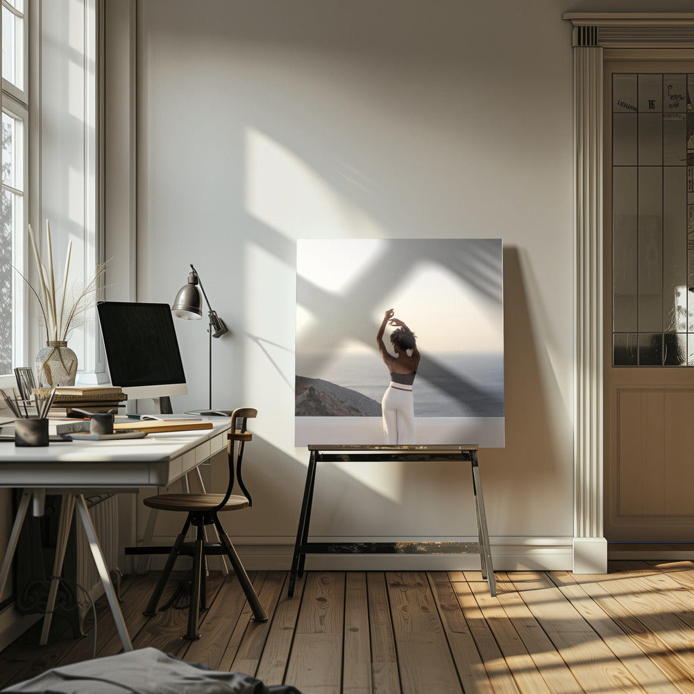 Posing By The Sea | Canvas