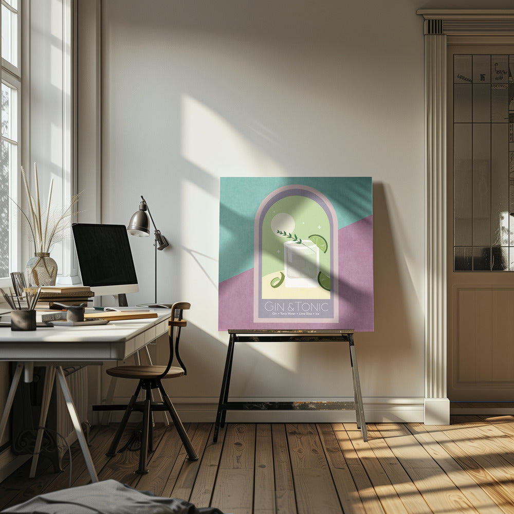 Chic Gin Twilight | Canvas