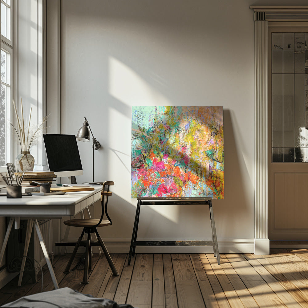 Expressionist Colorful Abstract | Canvas