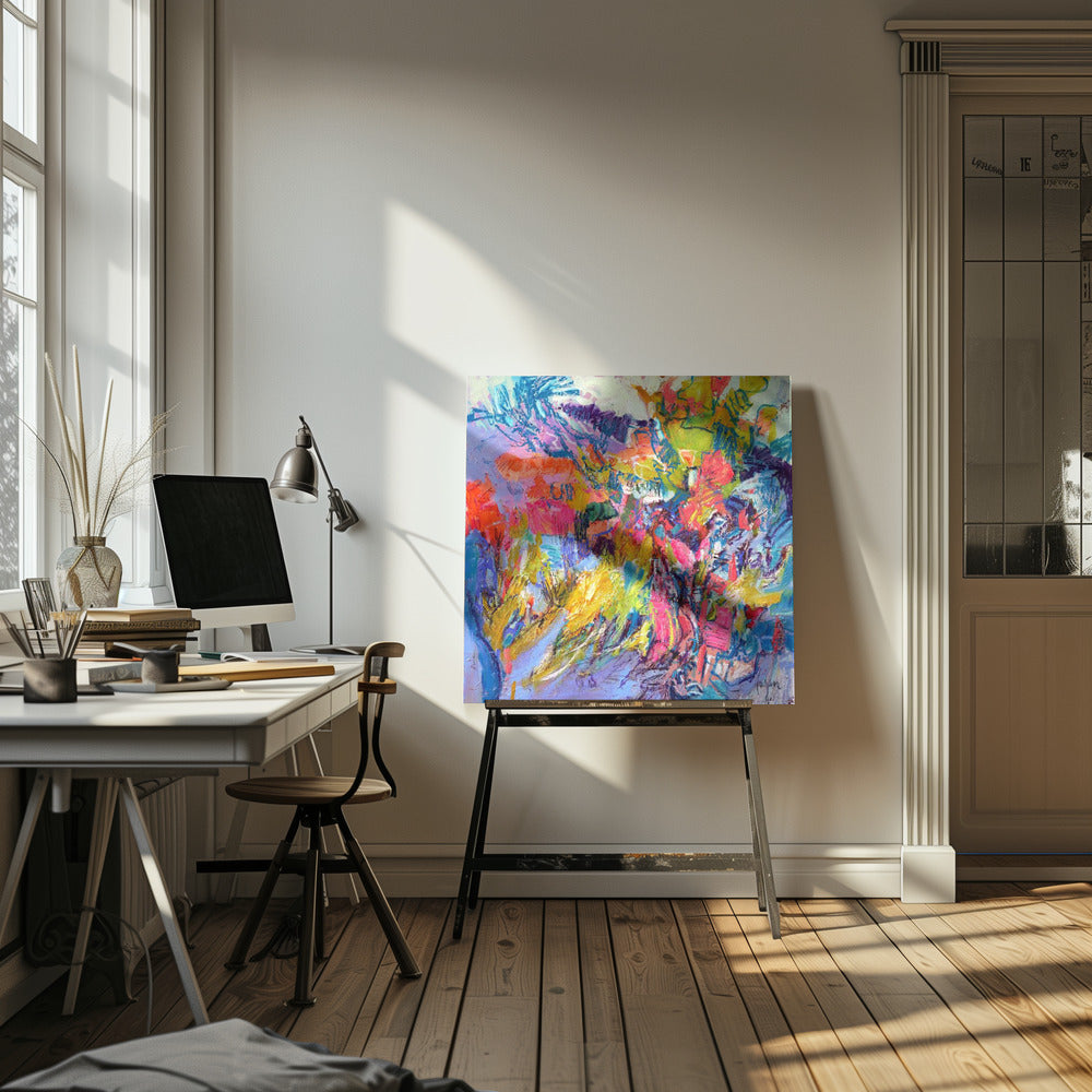 Expressionist Colorful Abstract | Canvas