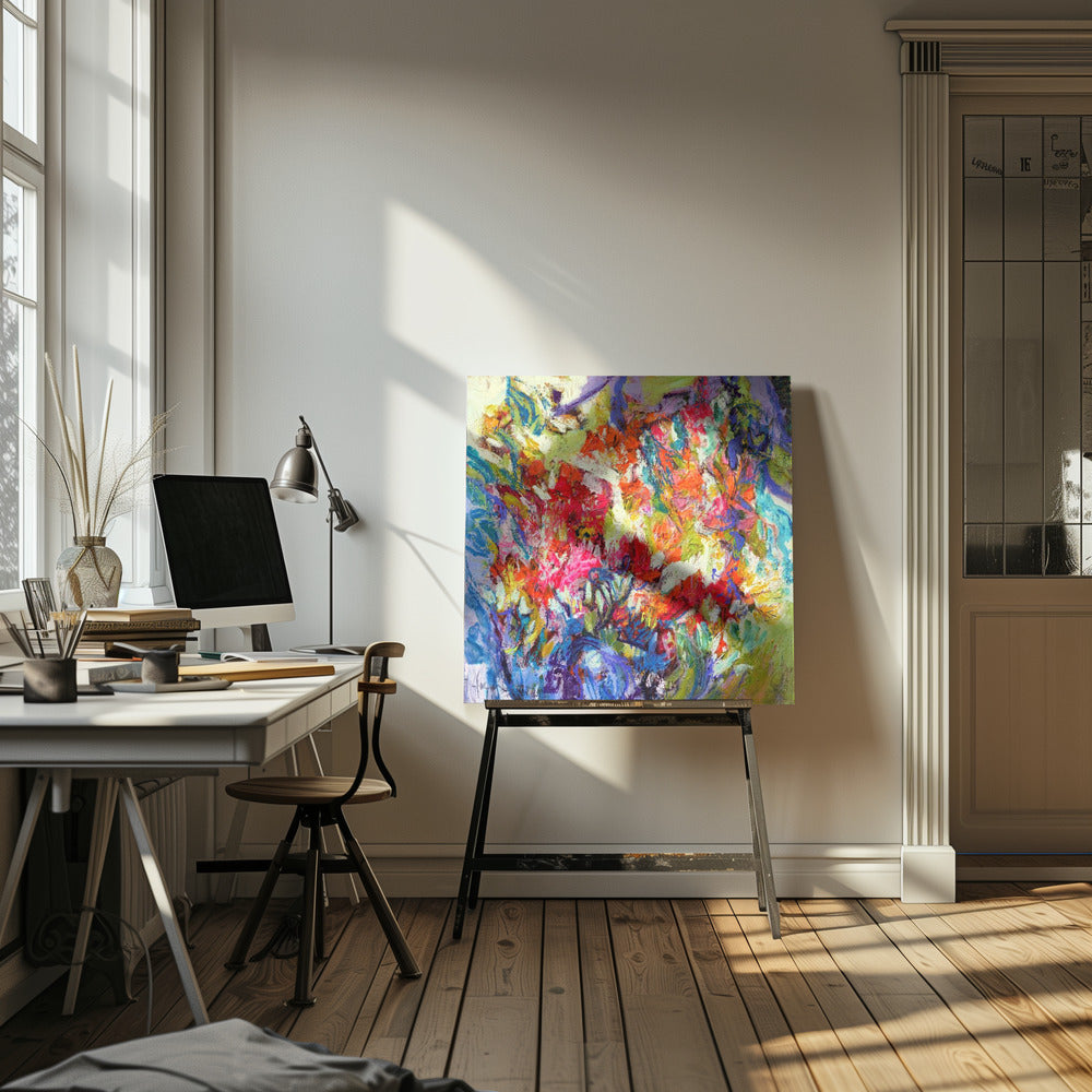 Expressionist Colorful Abstract | Canvas