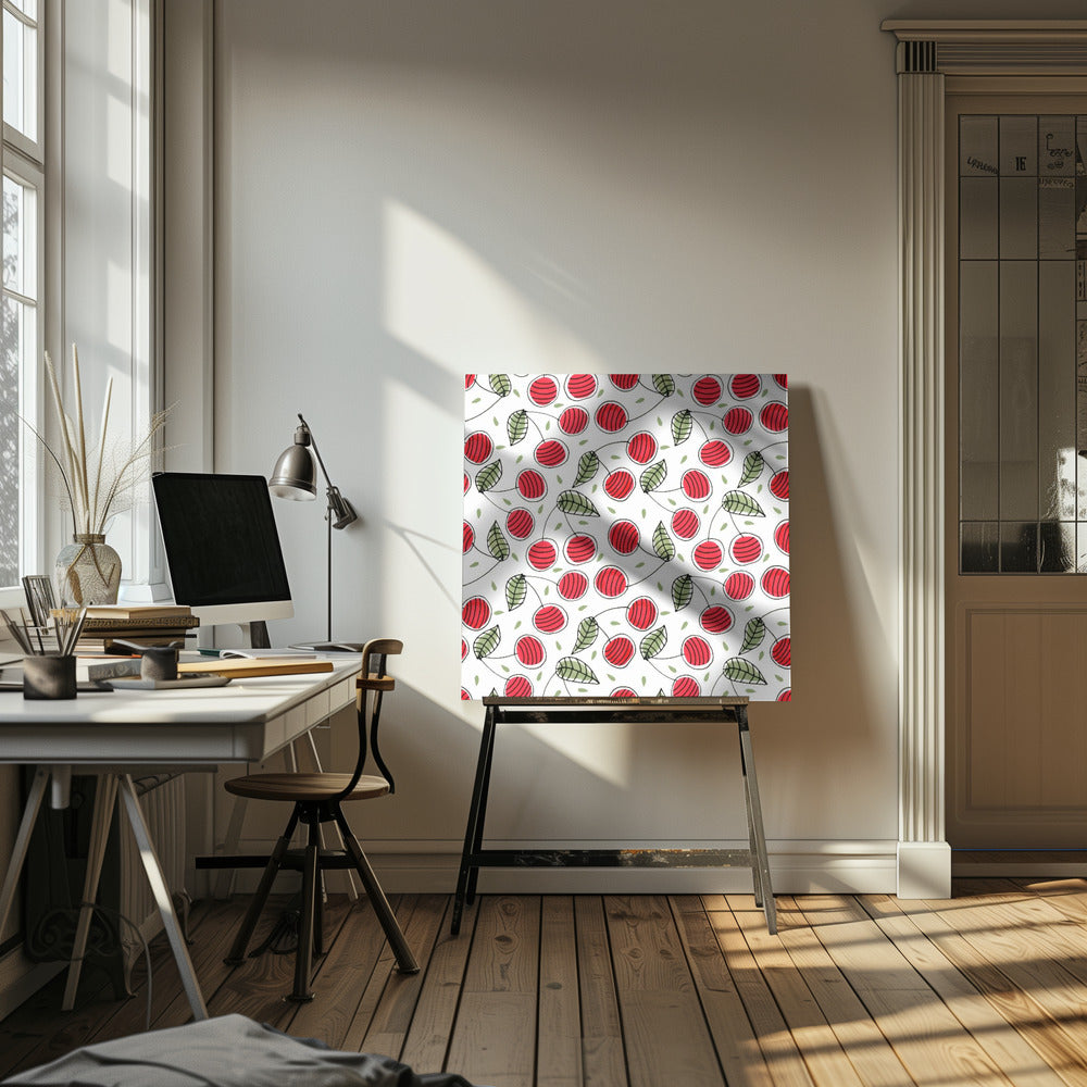 Red Cherries Fruit | Canvas