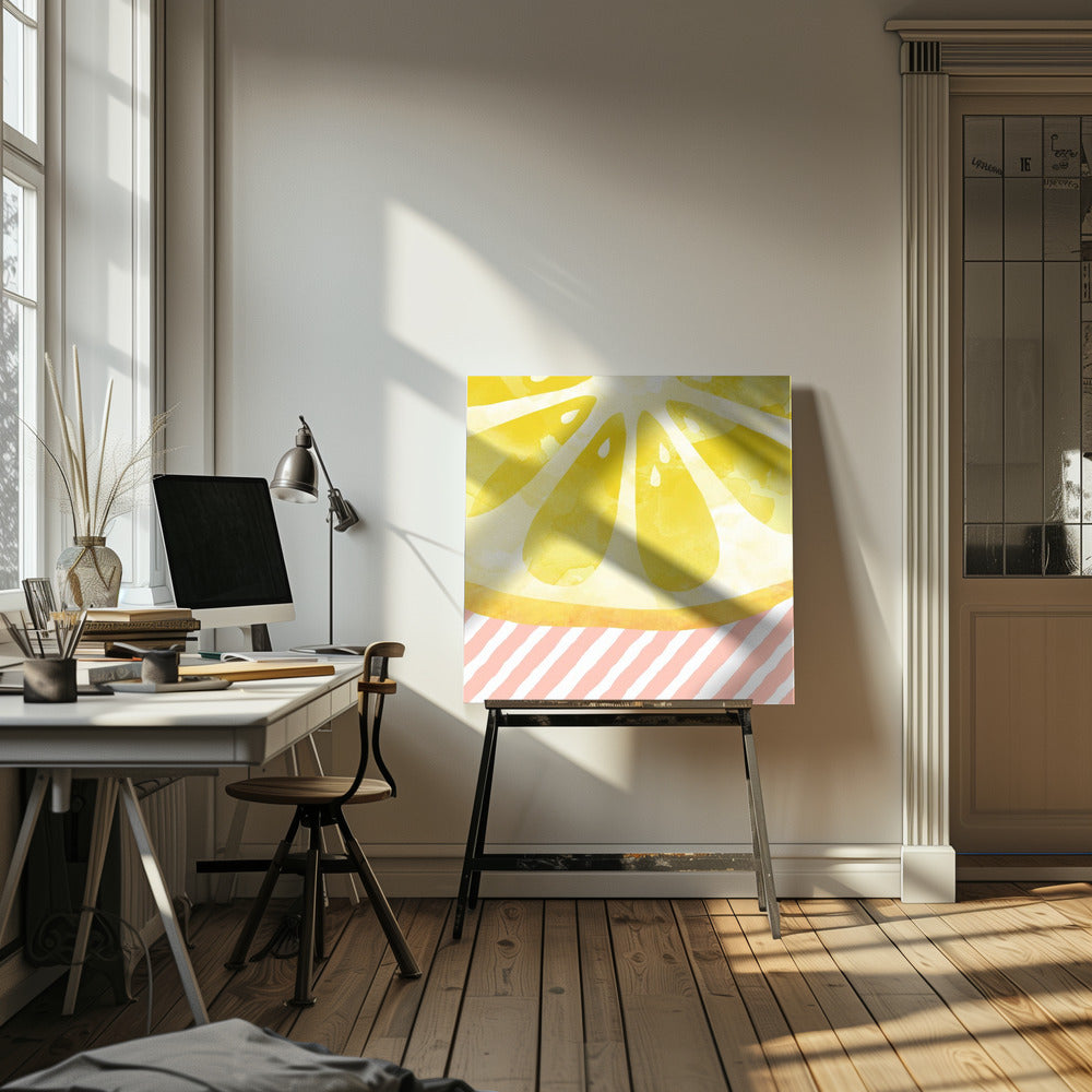 Lemon Abstract | Canvas
