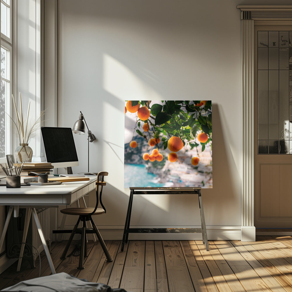 Amalfi Coast Oranges | Canvas