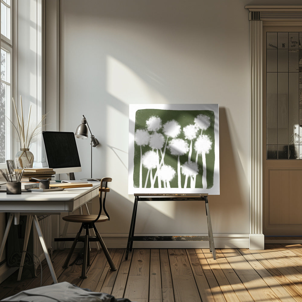 Green Abstract | Canvas