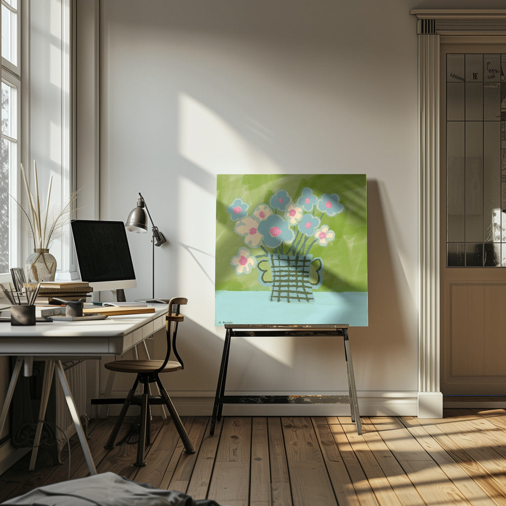 Blue flowers | Canvas