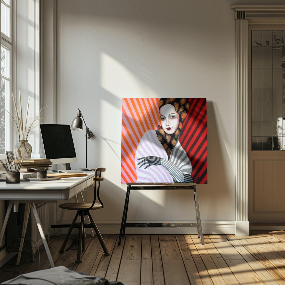 Miss Peacock | Canvas