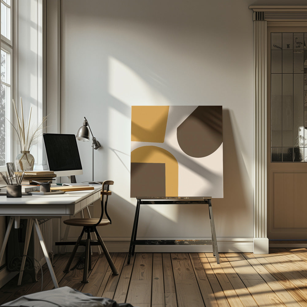 Brown abstract | Canvas