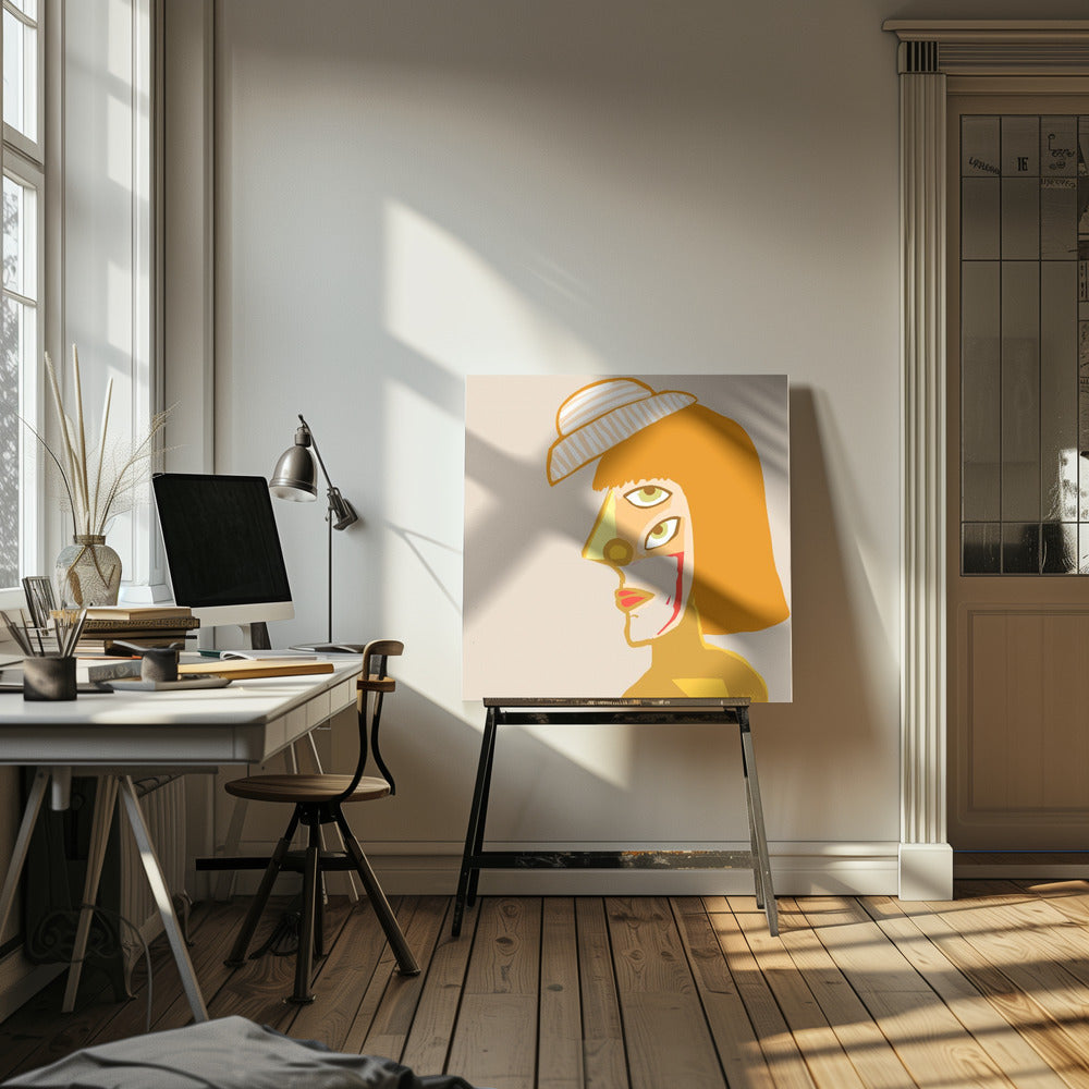 The Golden Lady | Canvas