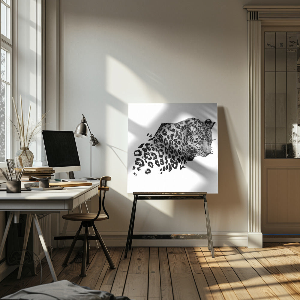 Cosmic Leopard Mural Copy | Canvas