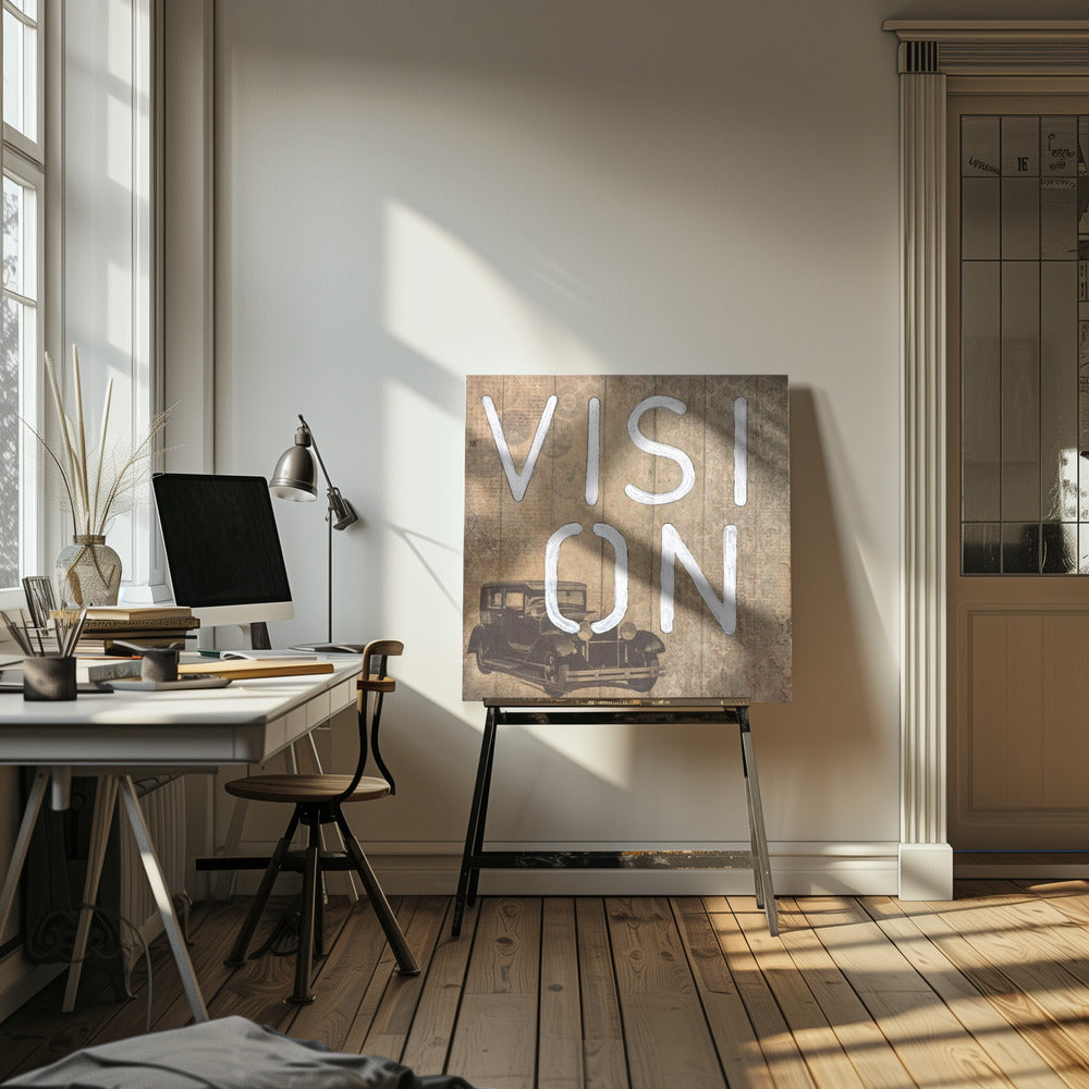 letter art [vision | Canvas