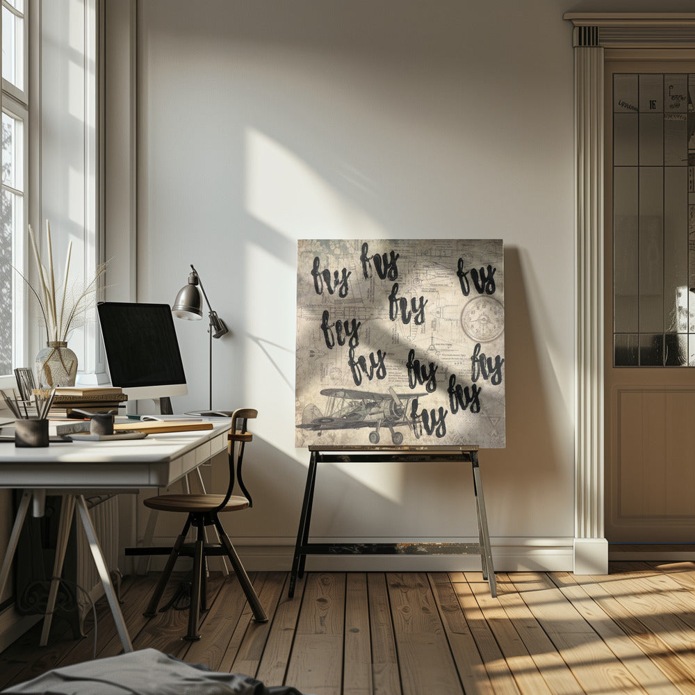 letter art [FLY] | Canvas