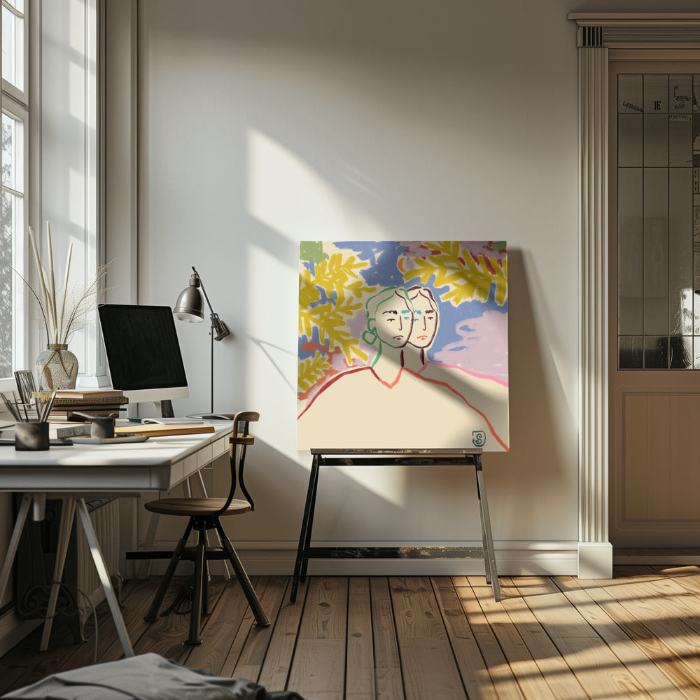 Dual Serenity | Canvas