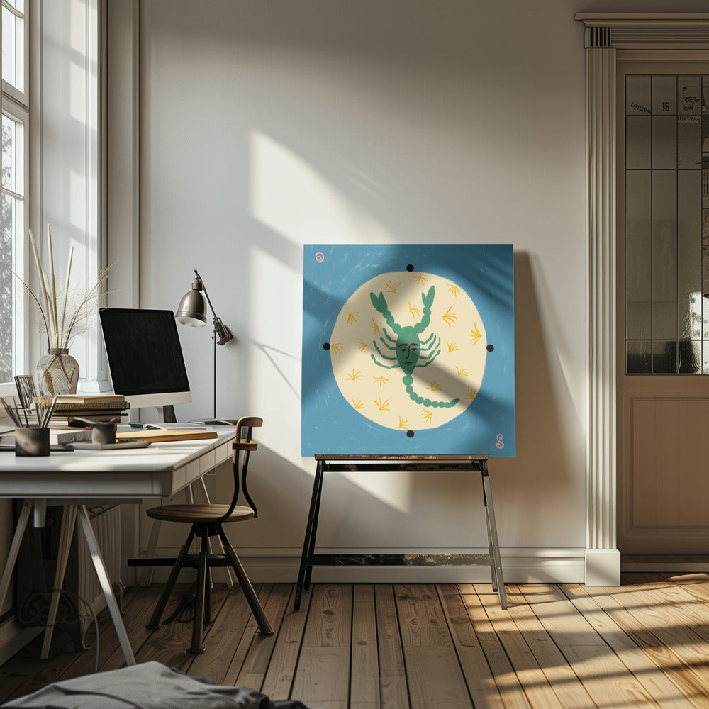 Scorpion With A Human Face | Canvas