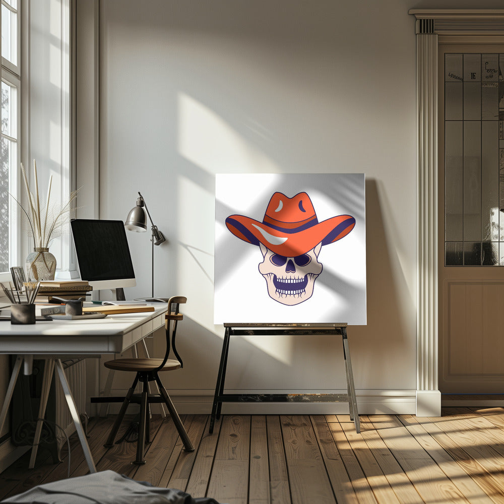 Cowboy Skull Icon | Canvas