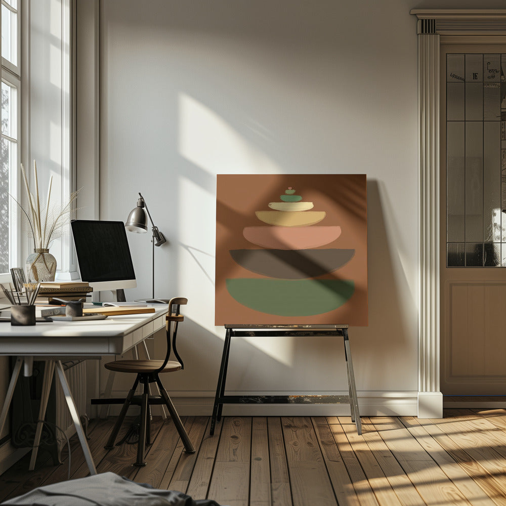 Abstract bowls | Canvas