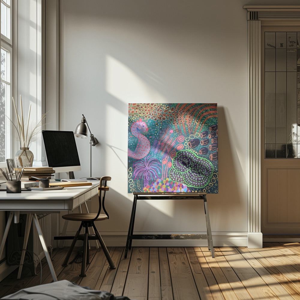 Seahorse In the Rainforest In the Sea 2 | Canvas