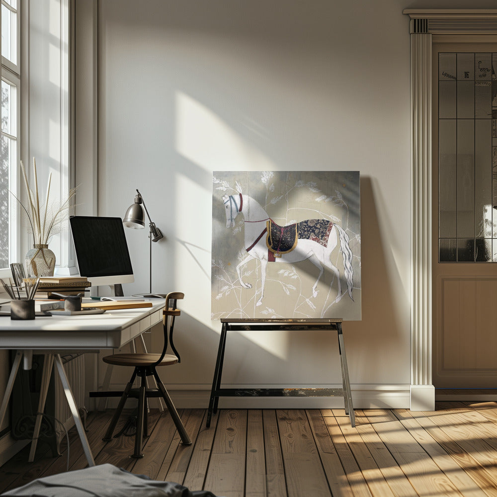 Equestrian Elegance Tapestries of Time Iv | Canvas