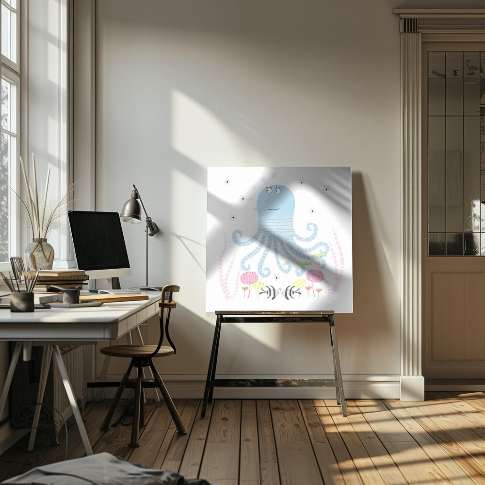 Smiling Sea Friend | Canvas