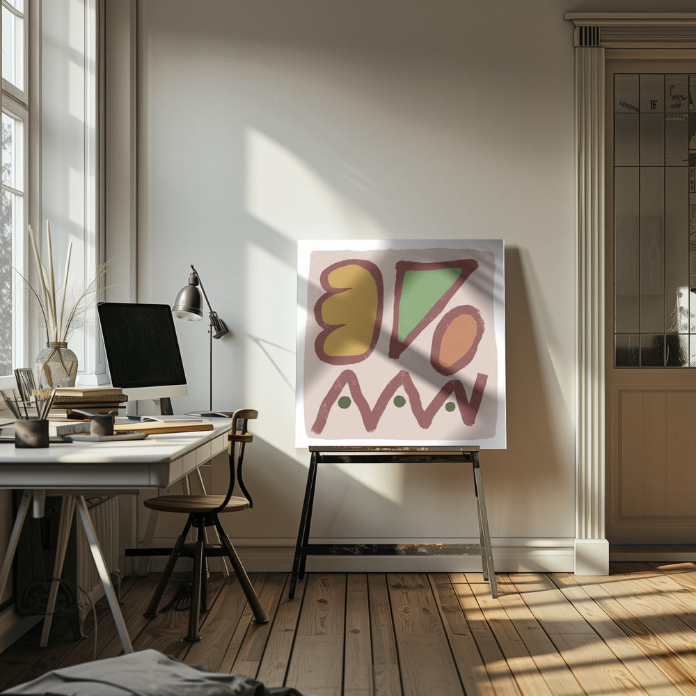 Modern art shapes | Canvas