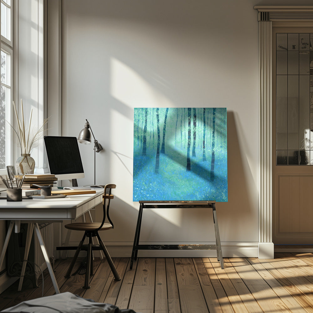 Bluebell Woodland | Canvas