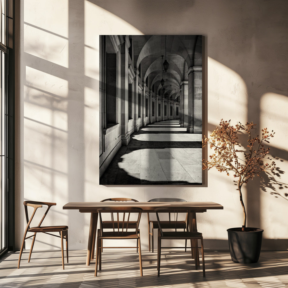 Curved Corridor | Canvas