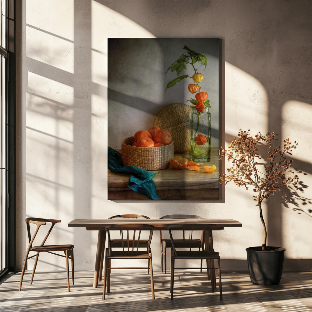 Still life with Clementines | Canvas