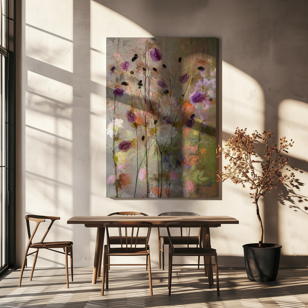 Painterly flowers | Canvas