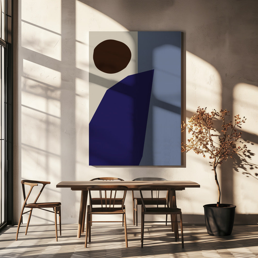 Color Blocks 02 Blue | Canvas