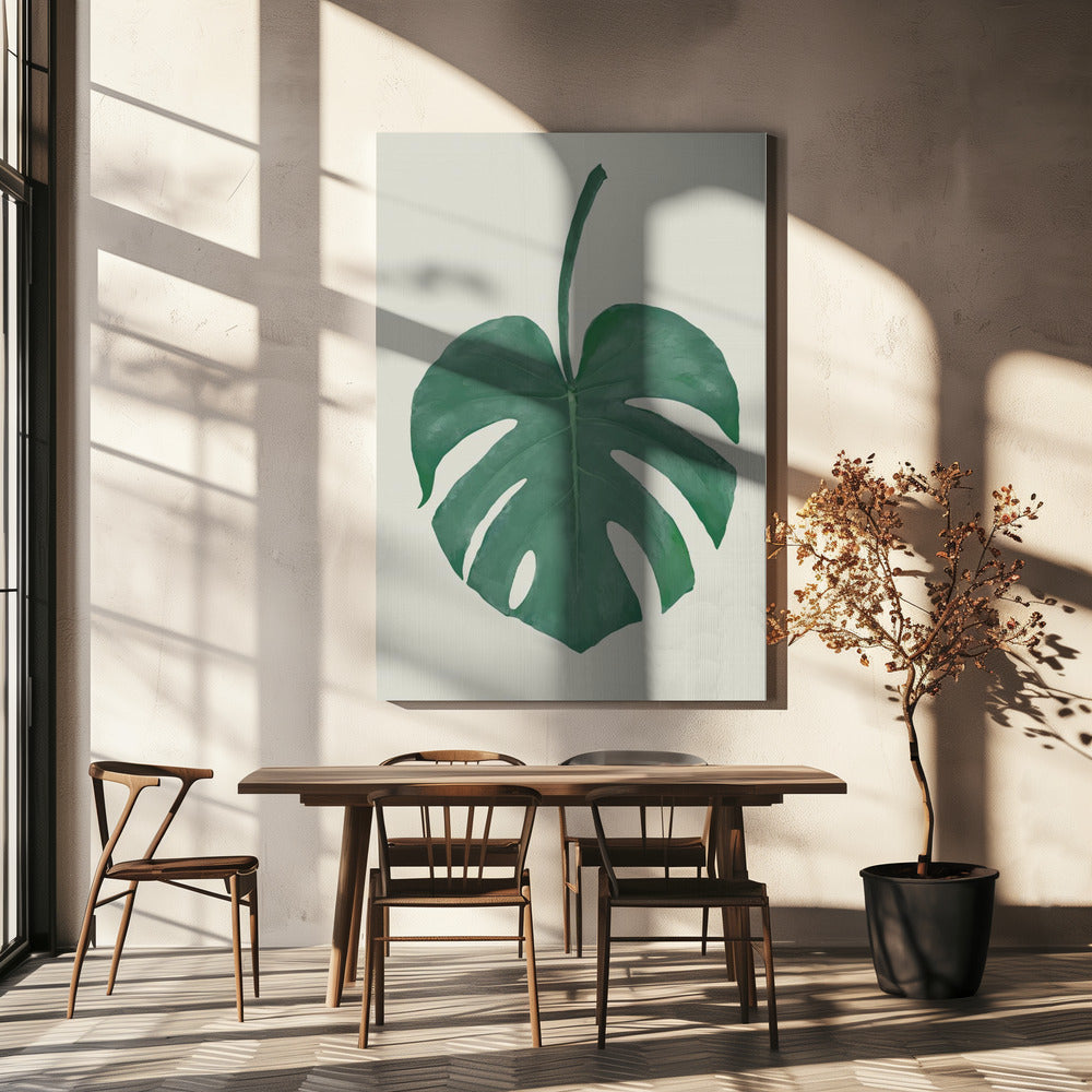 Monstera Aqua 05 | Canvas