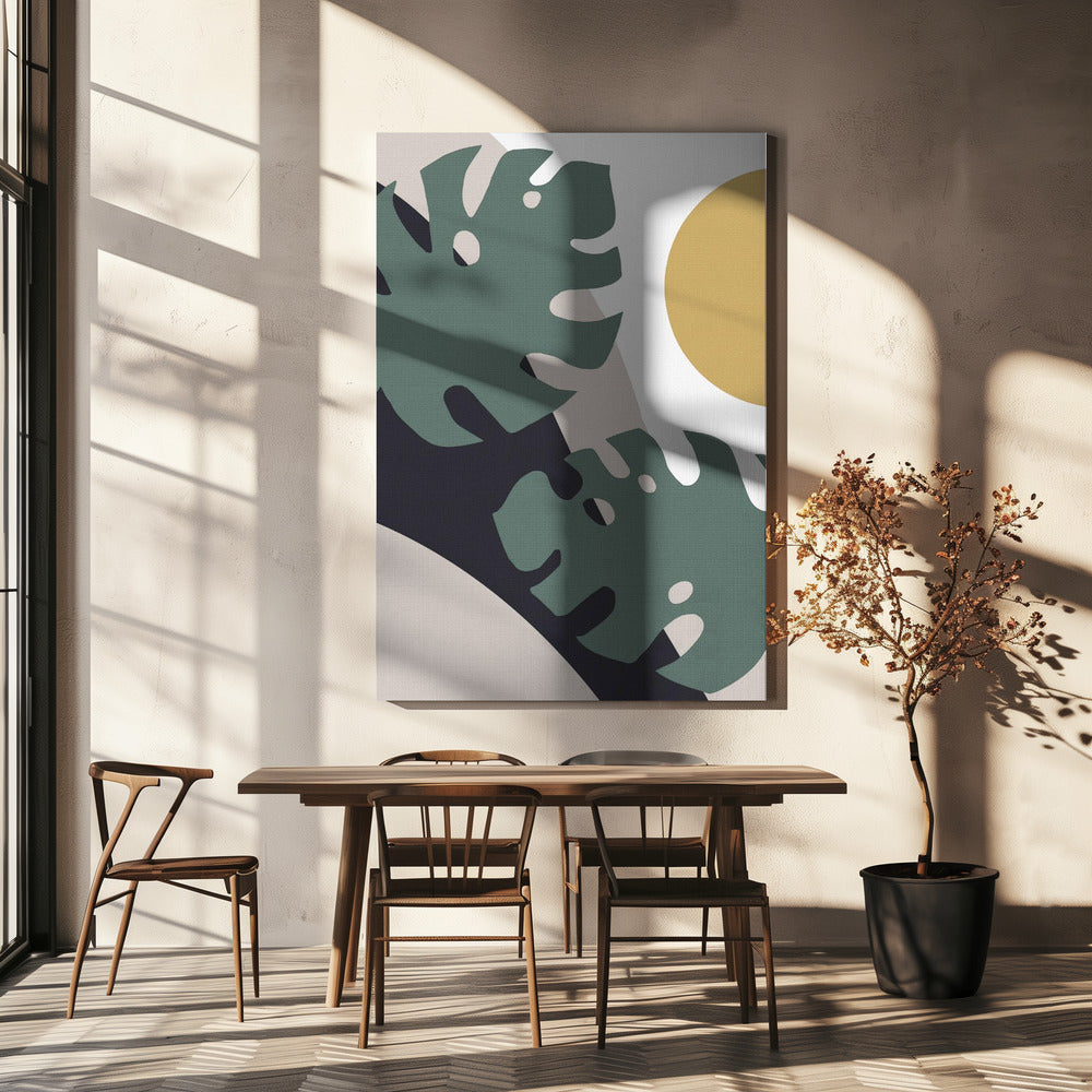 Monstera Cut Out 01 | Canvas