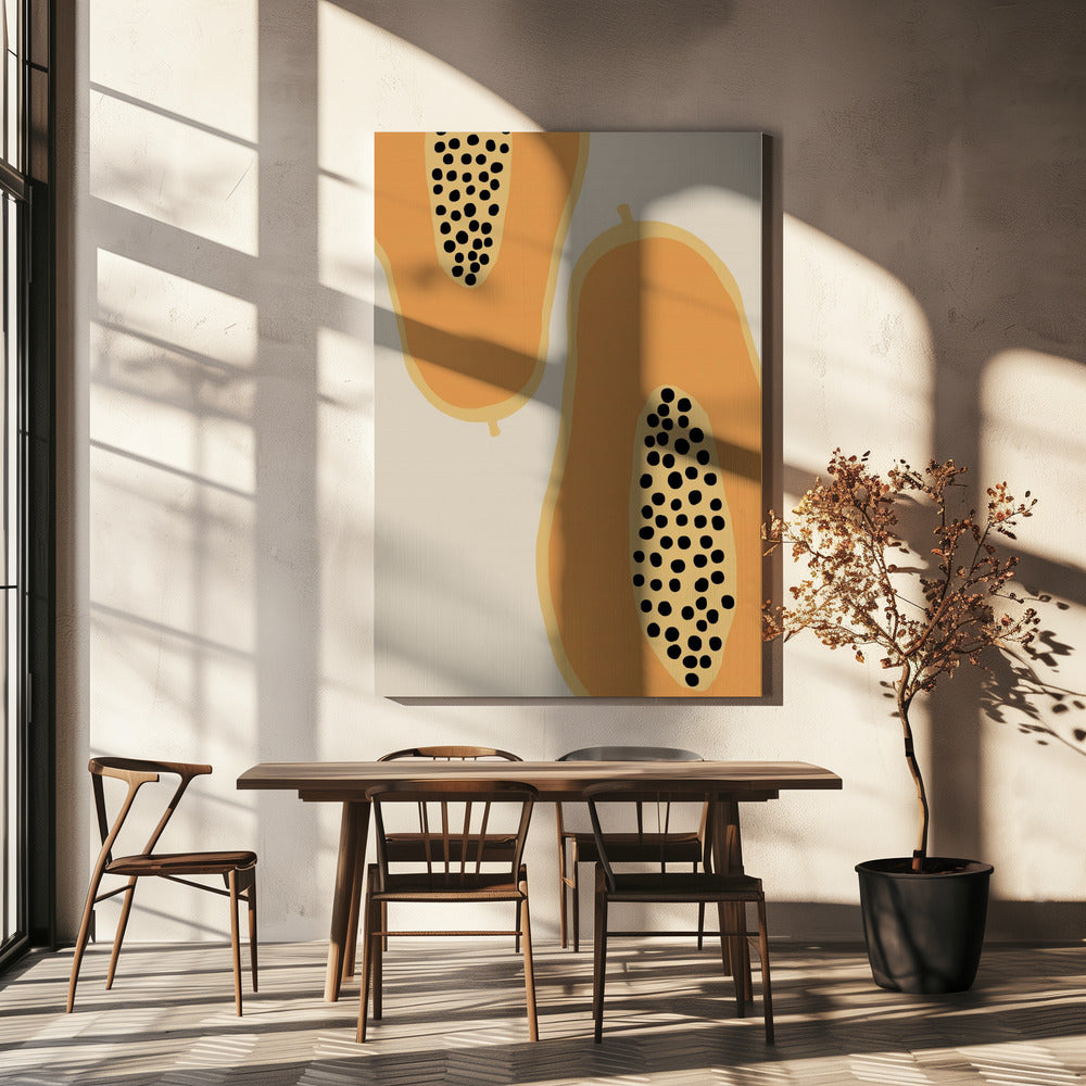 Papaya Fruit | Canvas
