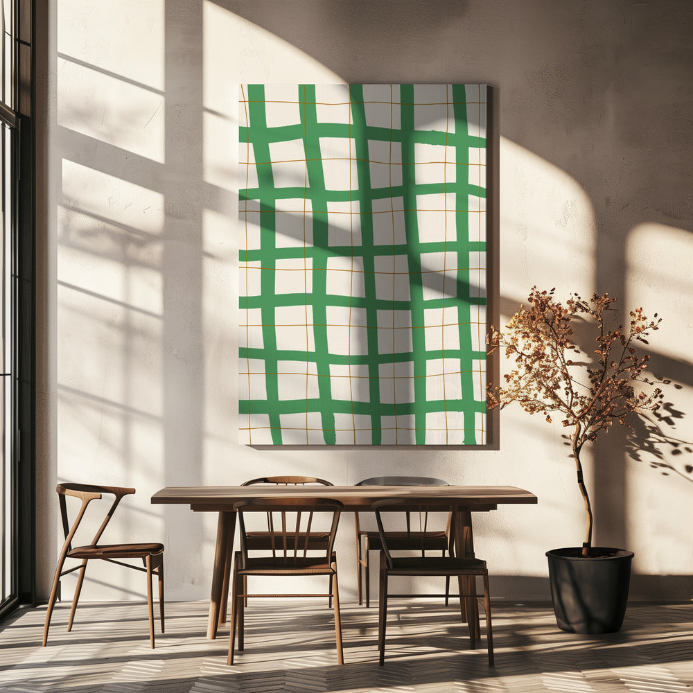 Green Grid | Canvas