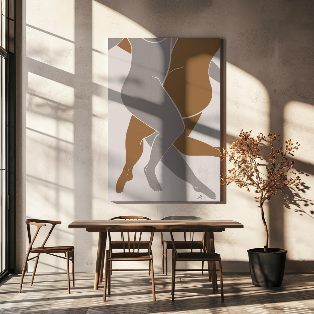 Lovers Beige | Canvas