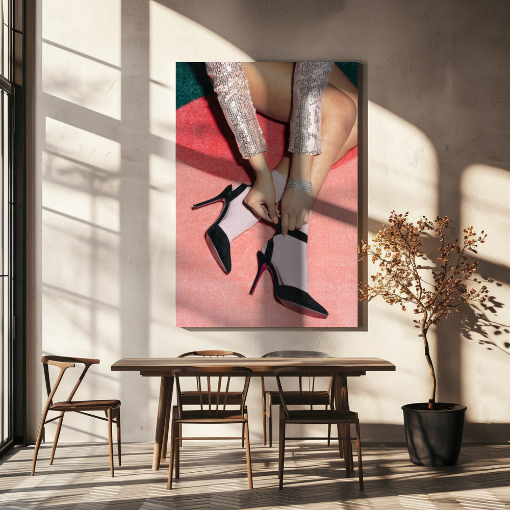 Getting Ready Pink | Canvas