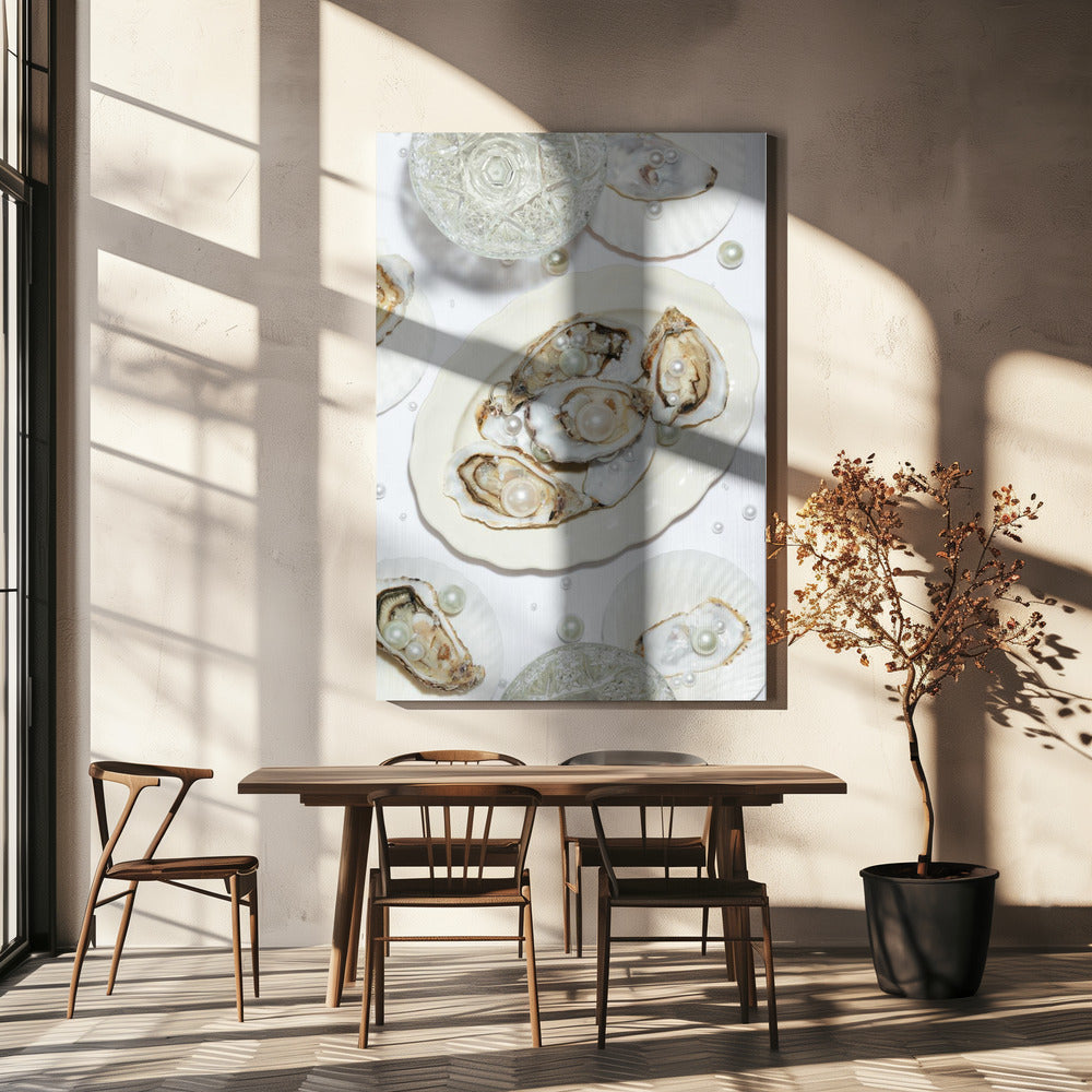 Oysters &amp; Pearls No 03 | Canvas