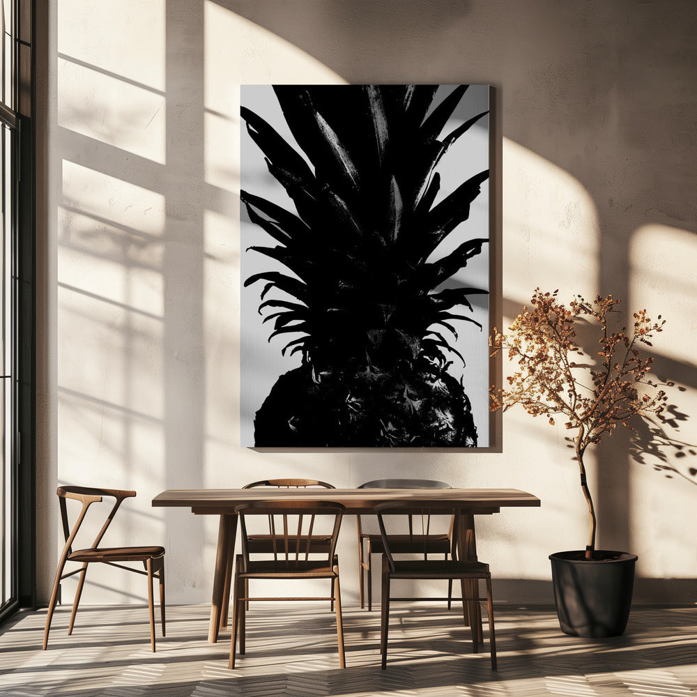 Pineapple bw | Canvas
