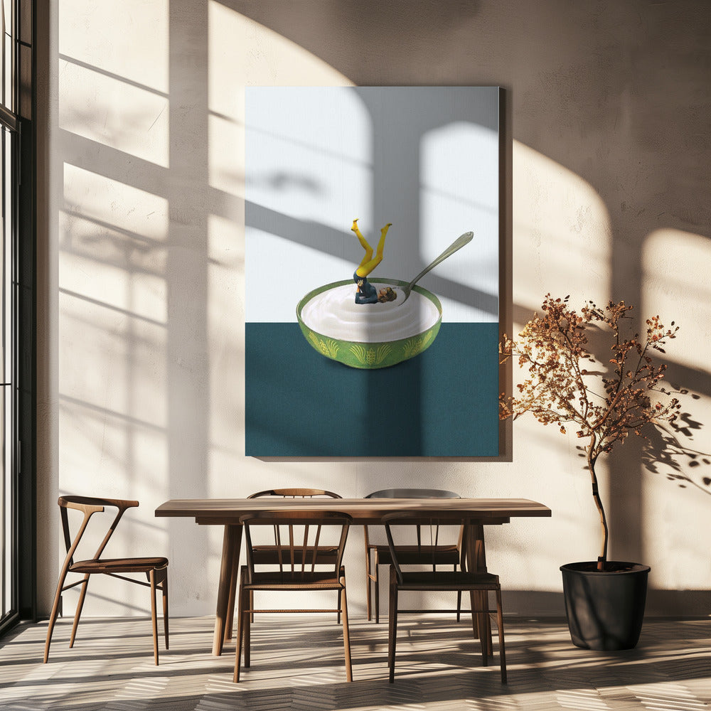 Yoga in my yogurt | Canvas