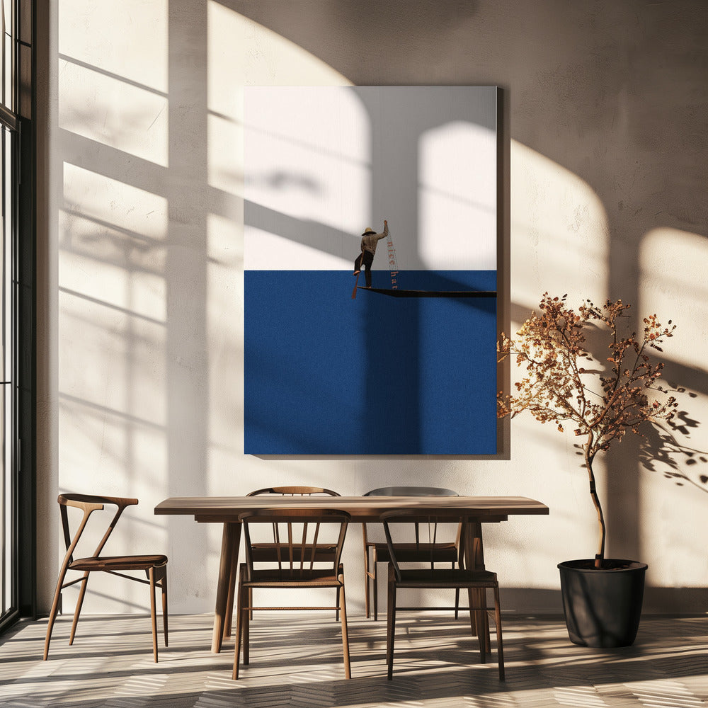 Fishing for compliments | Canvas