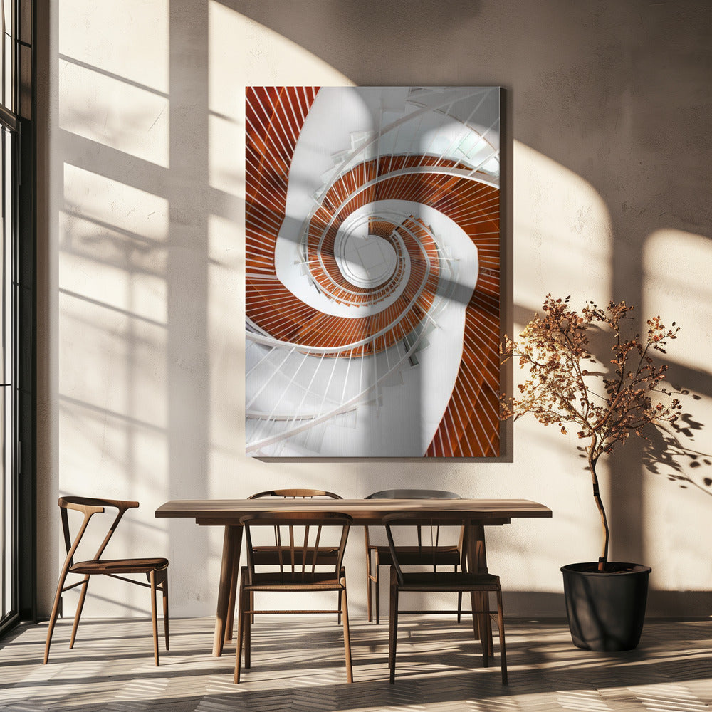 木制螺旋楼梯 | Canvas