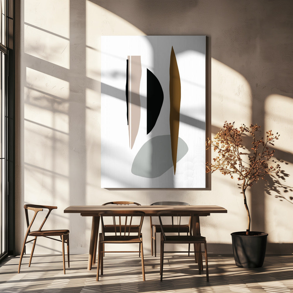 Minimalist Shapes in Harmony | Canvas