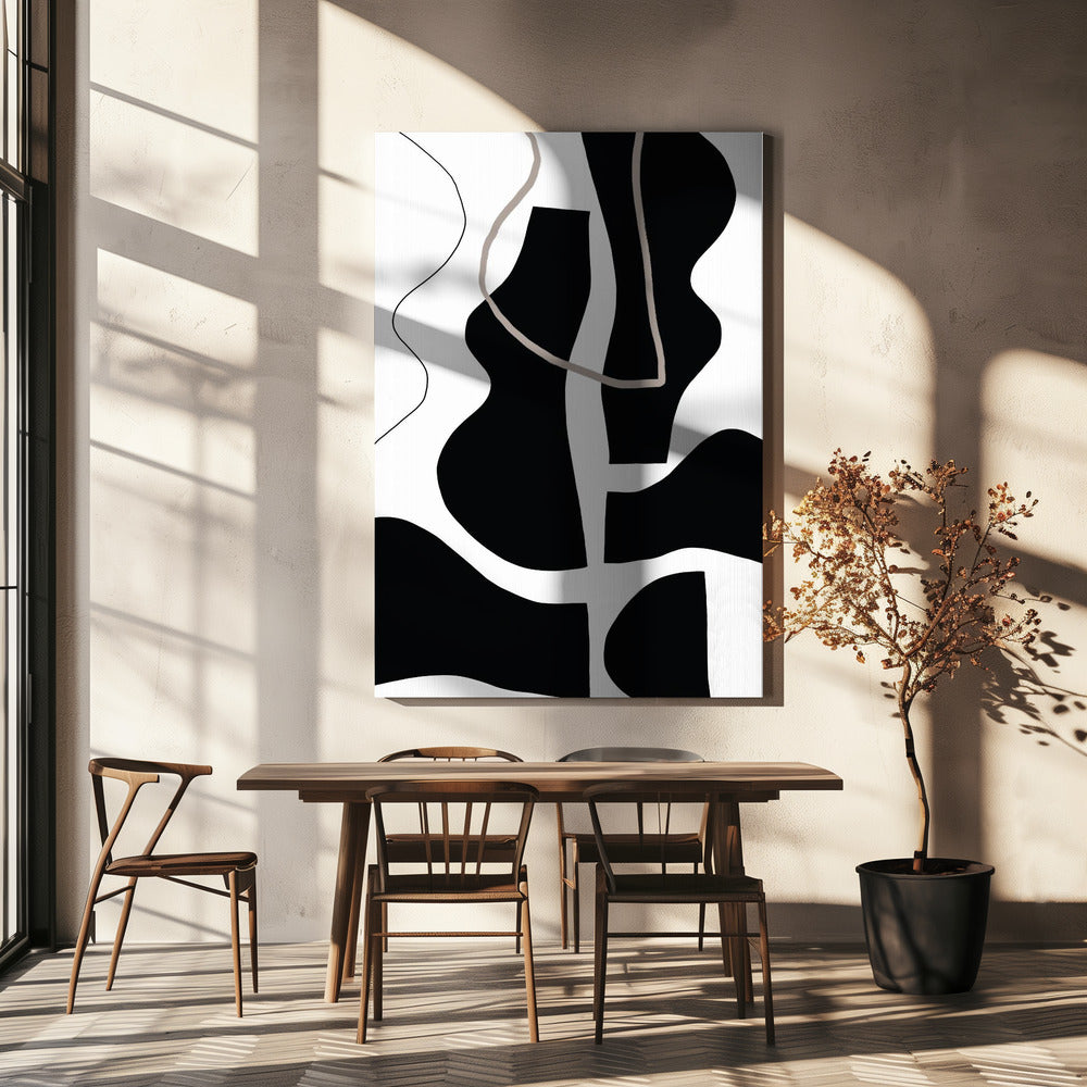 Flowing Silhouettes | Canvas